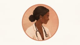Illustrated portrait of a referring pediatrician
