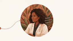 Illustrated portrait of a Hayven care professional